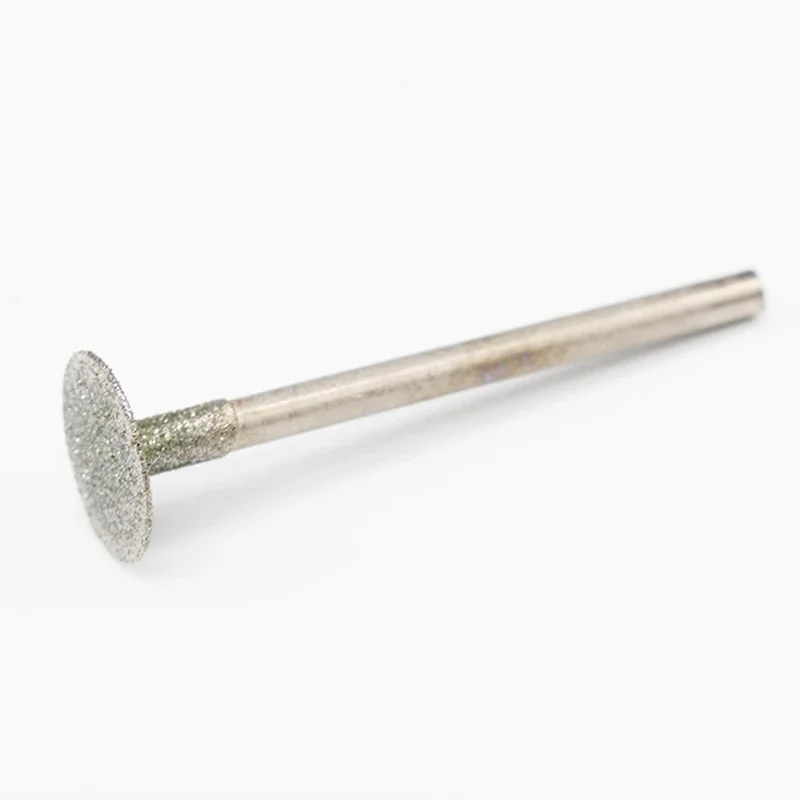 50/10/5Pc 0.5 ~ 16mm K-Needle a forma di T placca testa diamantata fresa rettifica punta per incisione per utensile rotante Dremel 2.35/3mm gambo