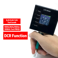 LCR-P1 DCR 100K LCR Meter  Mini Smart Tweezers LCR SMD ESR Tester for Resistance Capacitance Inductance
