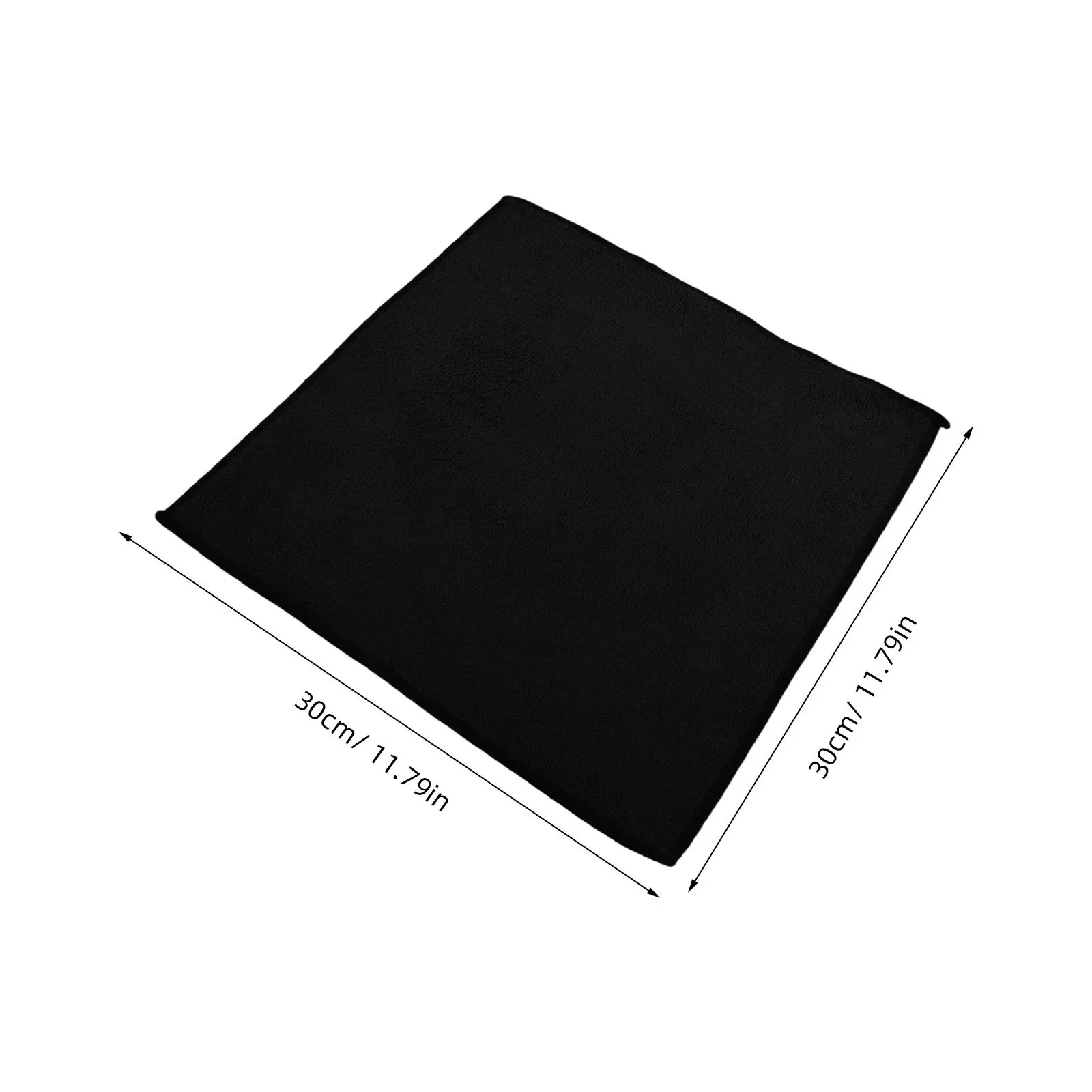10Pcs Green Microfiber Car Cleaning Cloth 30x30cm for Interior Detailing Exterior Polishing Glass Tire Dashboard Window Buffing