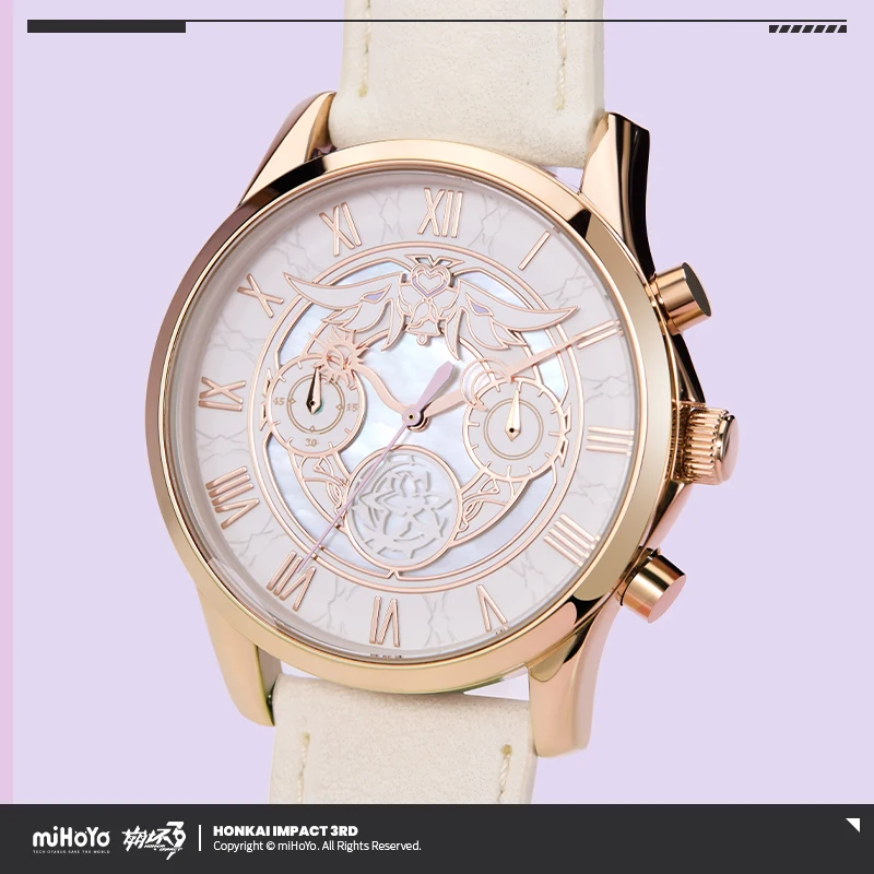 ساعة إليسيا الرسمية لعبة ميرش الأصلية هونكاي إمباكت 3 إليسيا موضوع الانطباع ساعة إليسيا كوسبلاي أنيمي زي هدية عيد الميلاد #4