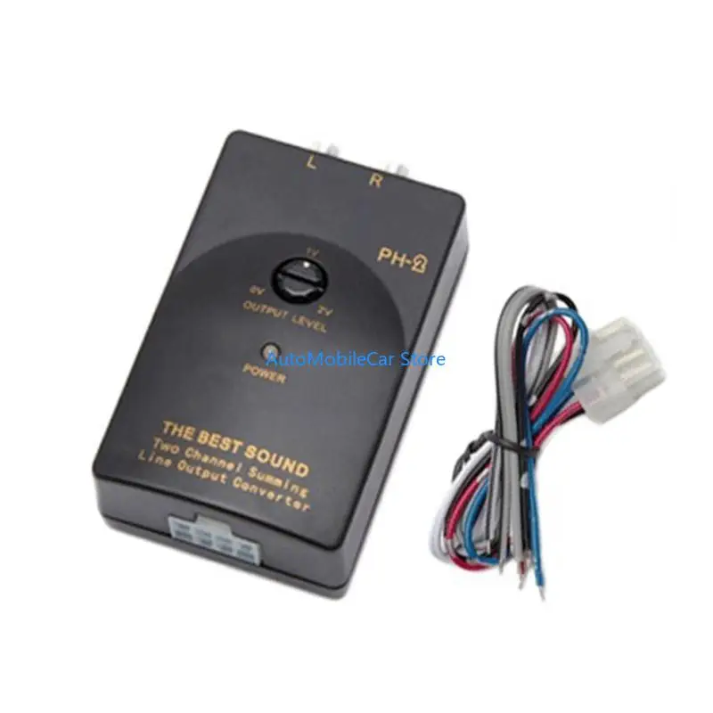 G8TE High to Low Level Line Output Converter RCA-Car Line Converter Output Adapter