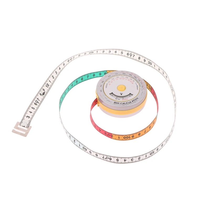 BMI Calculator Automatic Telescopic Tape Measure Body Measuring Tape Centimeter Sewing Ruler Tools Weight Loss Tape Measurement