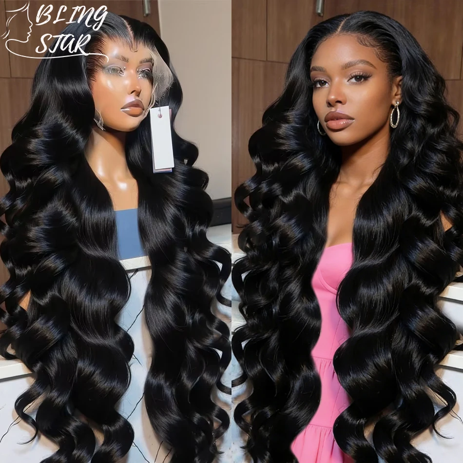 

Парик из натуральных волос Body Wave, 13x6 HD, с кружевной передней частью, плотность 220, 40 дюймов, для чернокожих женщин, предварительно выщипанный, с эффектом Water Wave