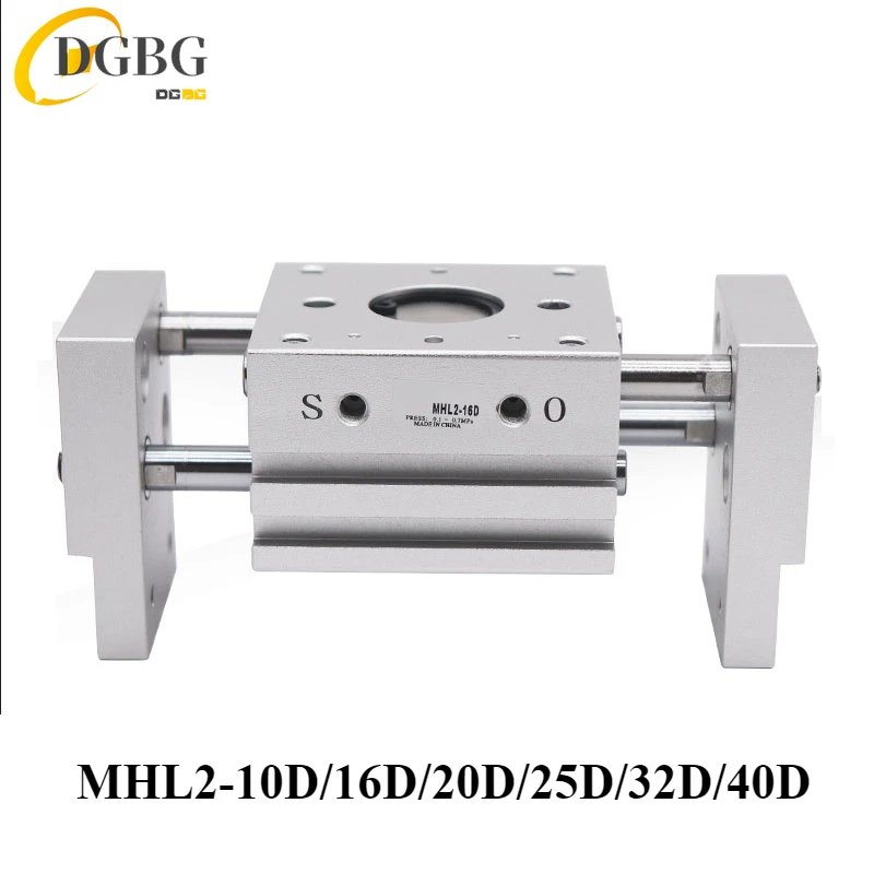 

Серия MHL2 Пневматический широкоугольный механический захват двойного действия с пальцевым воздушным цилиндром 10D/16D/20D/25D/10D1/16D1/20D1/25D1