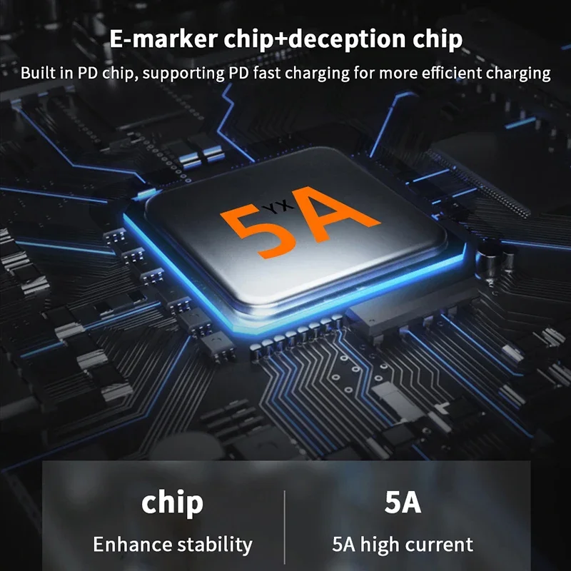 100W PD USB C Laptop Charger Universal Type C Fast Charging Adapter