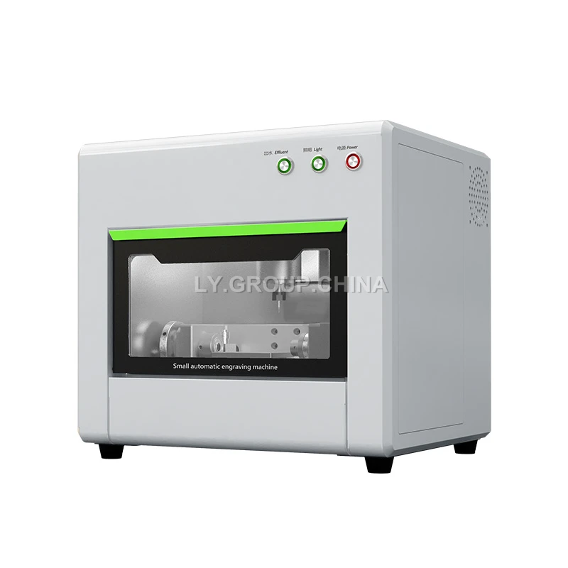 Máquina de grabado CNC de escritorio cerrada FK10, conexión de 4 ejes para joyería, piedra de Jade, gemas de vidrio, Metal, madera, esquisto, grafito, Firebbrick