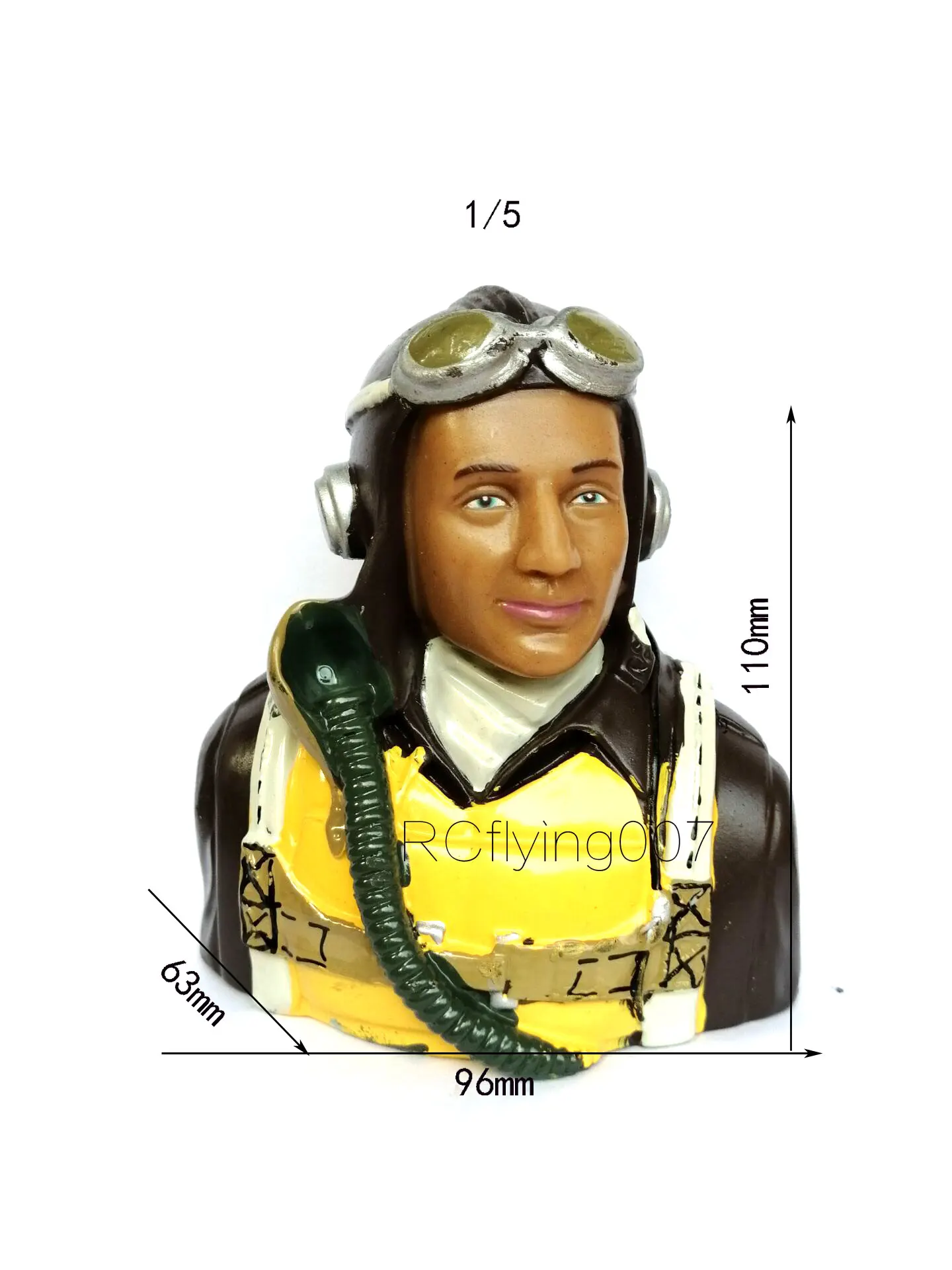Model aircraft pilot  1/6 WWII American pilots  1/6 Scale RC Airplane Pilot Figure Model
