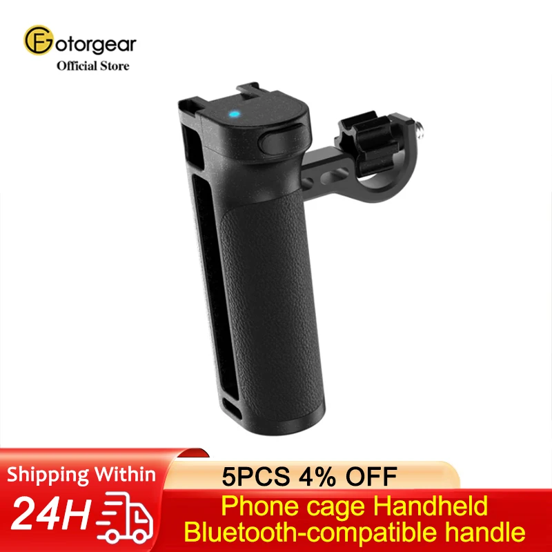 

Fotorgear Magnetic Handle Bluetooth-compatible Phone Grip Photo Bracket Anti-shake Selfie Device Wireless charging Handle