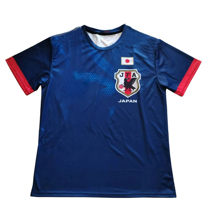 

Футболка унисекс 2014 года, японская национальная футбольная форма, повседневная тренировочная футболка, удобная спортивная футболка для активного отдыха и футбола