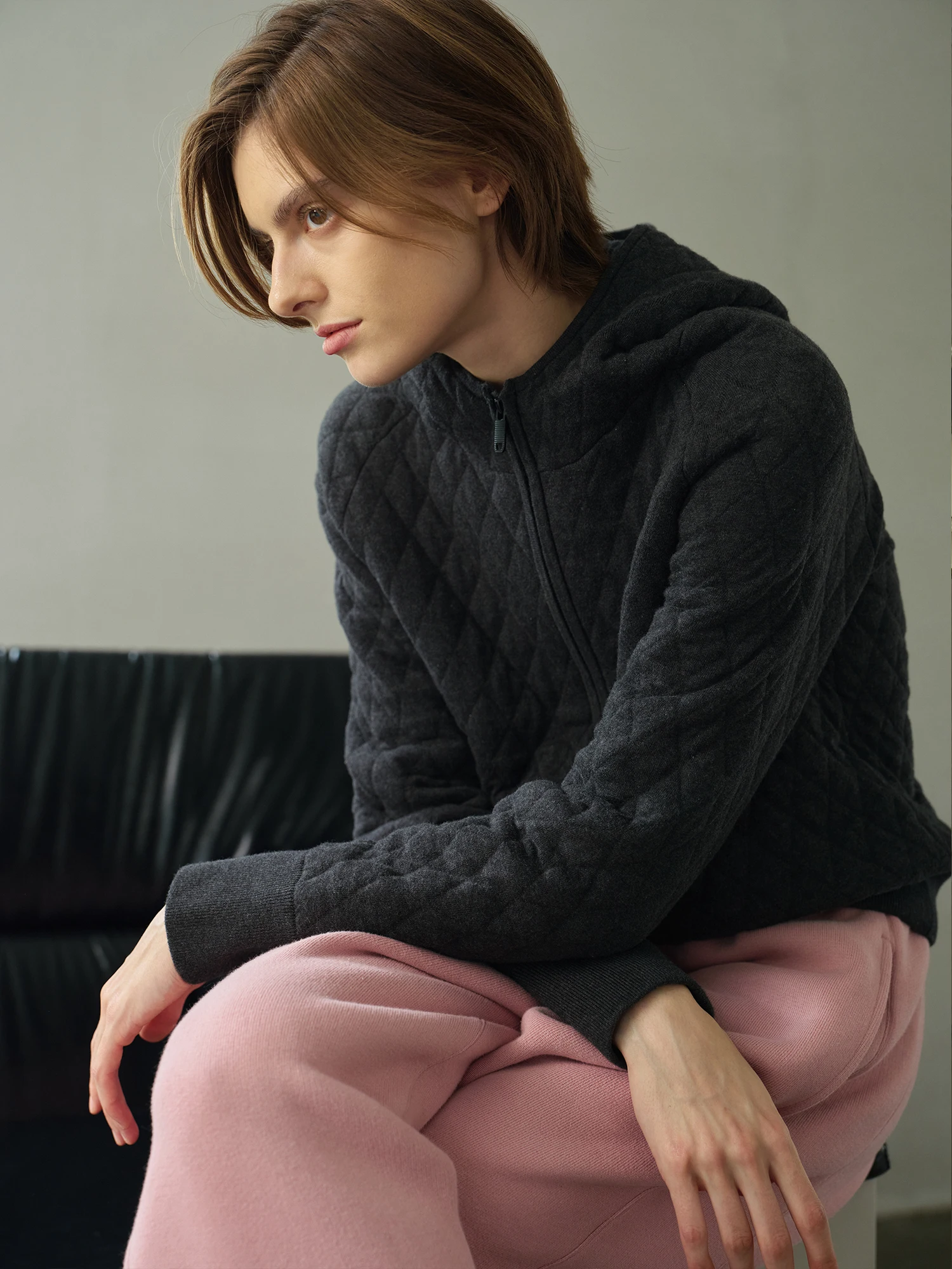 

Женская стеганая хлопковая куртка Tfa Retro Japanese Style 3-в-1 с капюшоном, длинными рукавами, приталенного кроя, для осени и зимы