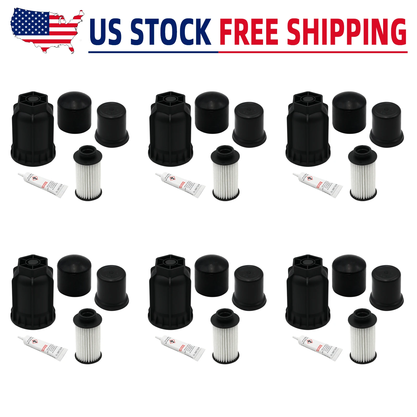 

6pcs UF106 Kit of Diesel Exhaust Fluid DEF Urea Filter,Reference 2265672 2265673 4388378 2122909 2122209PE 1421089 A0001421089