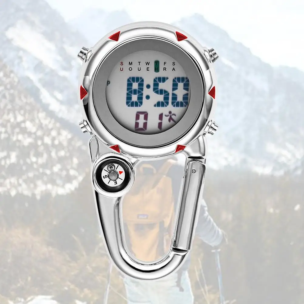 Stainless Steel Hook Hanging Watch Climbing Backpack Multifunction Clip-on for Man