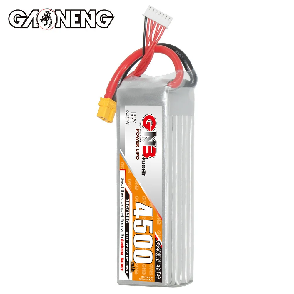 HV MAX 140C GNB 22.8V 4500MAh Pin Lipo Cho FPV RC Trực Thăng Xe Thuyền Xe Tăng UAV Một Phần với XT90S 6S 22.8V