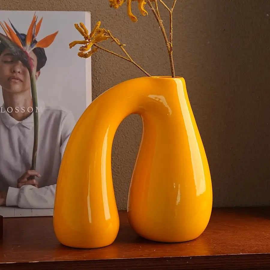 Yellow Ceramic Deco…