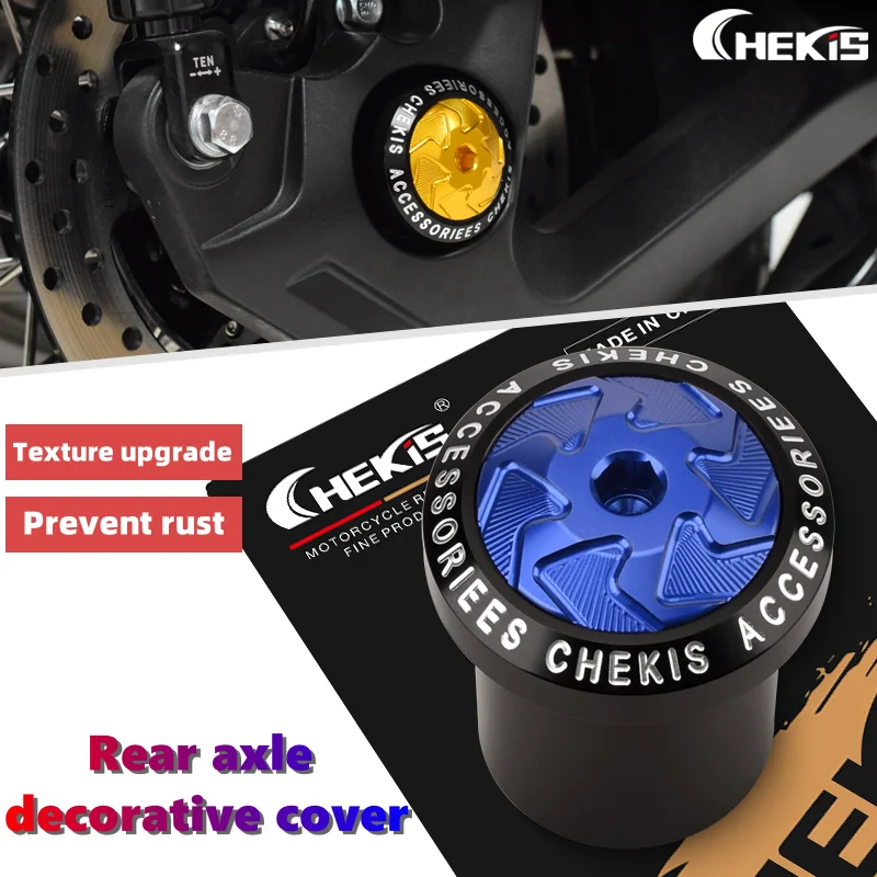 

CHEKIS подходит для модифицированных аксессуаров ZONTES 368G 368E 368D/M/K 501G, декоративной крышки оси заднего колеса, крышки гайки заднего колеса, антикоррозийной крышки заднего поворотного рычага из алюминиевого сплава.