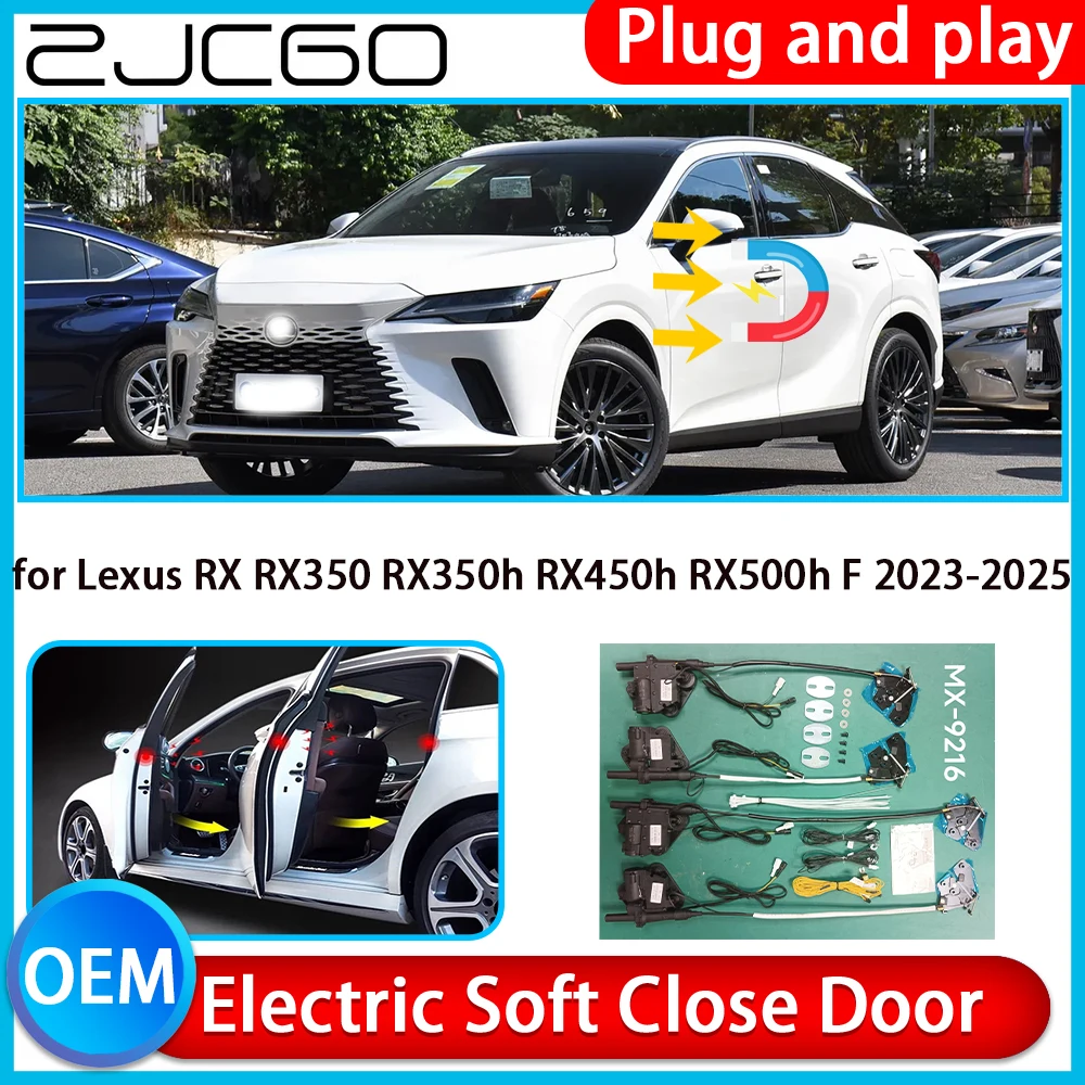 

for Lexus RX RX350 RX350h RX450h RX500h F 2023-2025 Auto Pull Soft Close Kit Door Power Latch Electric Door Catch Soft Closing