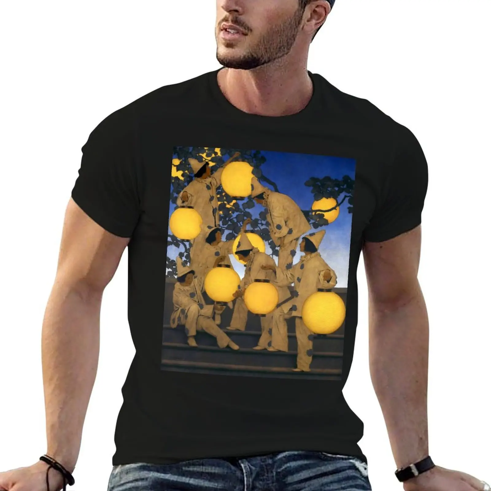 Maxfield Parrish - The Lantern Bearers T-Shirt Quick Dry Light Sports T-Shirt