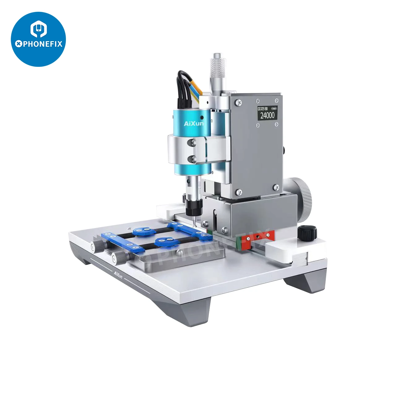 JC AIXUN Smart IC Rettificatrice universale Schermo telefono cellulare Disco rigido CPU Scheda madre Rettificatrice precisione industriale Lucidatura Set strumenti smerigliatrice cellulare touch PCB rettifica rimozione