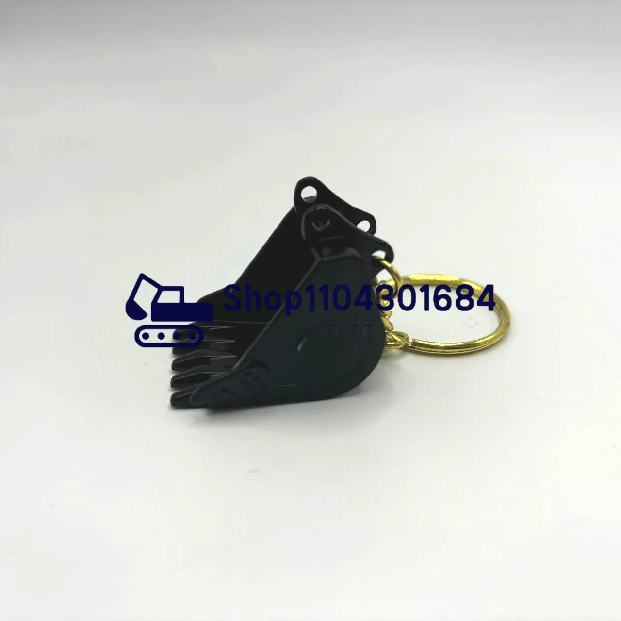 6 PCS H800/JDG/JDS Heavy Equipment Construction Ignition Key Set Fit for Excavator Tractor with Bucket Keychain