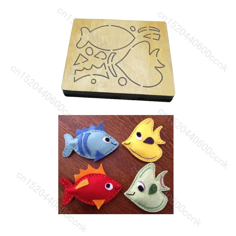 

Wooden Fish Cutting Dies for Scrapbooking, Multiple Sizes, V-2031, New
