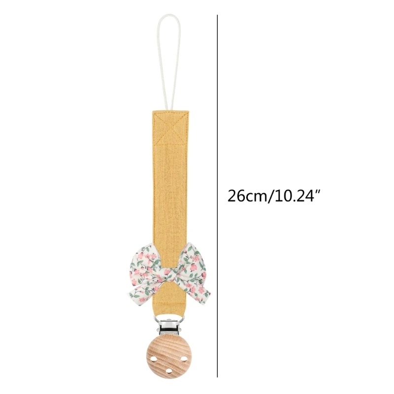 Joli décor à nœud décorations suspendues pour berceau, accessoires chaîne sucette pour bébé, nouvelle collection