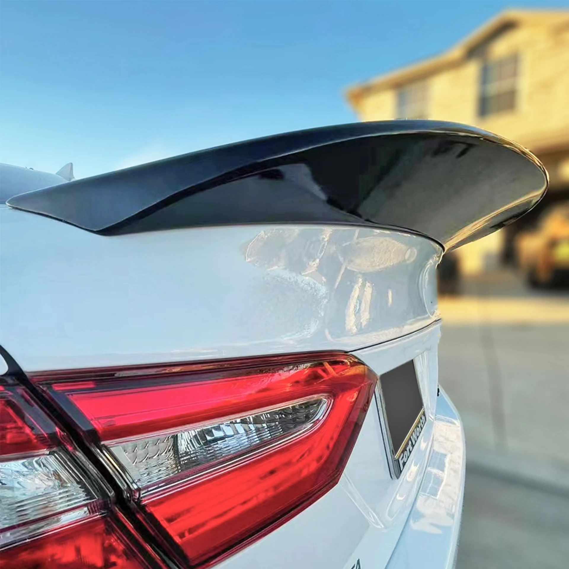 For Toyota Camry 2018-2022 Rear Trunk Roof Lid Spoiler Wing Tail Tailgate Splitter Lip Spoilers ABS