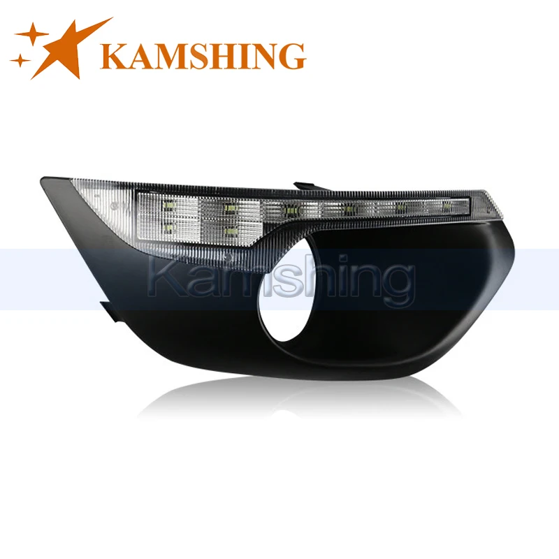 CAPQX 1pair LED Daytime Running Light For Changan CS35 2012-2016 DRL Day Light Foglamp Turn Signal Light