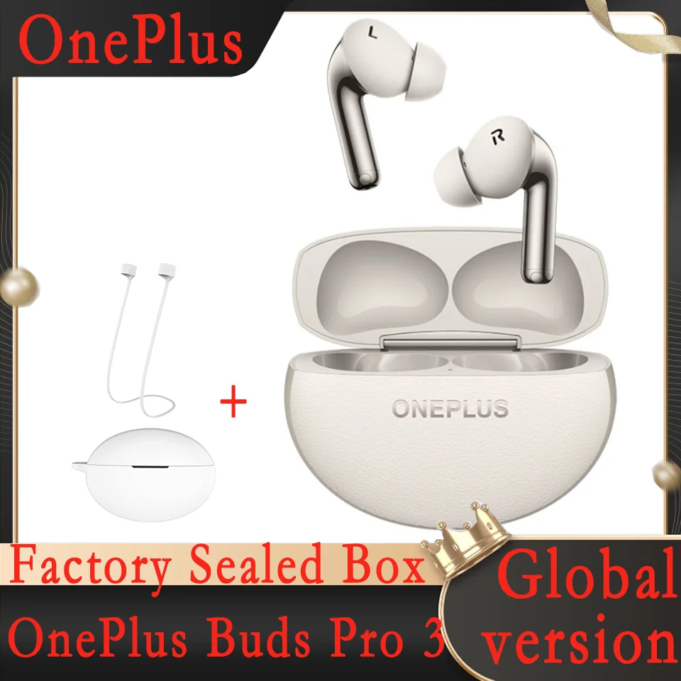 Hot OnePlus Buds Pro 3 E512A, TWS AI Clear Earphone, Google Fast Pair, For OnePlus 12 Nord 4 Global Original New Sealed Earbuds