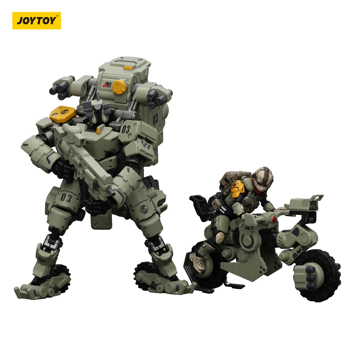 JOYTOY 1/25 ตัวเลขการกระทํา Mech กลัว XS-01 Night Raid ประเภท XS-02 Assault ประเภท XS-03 ยุทธวิธีประเภท