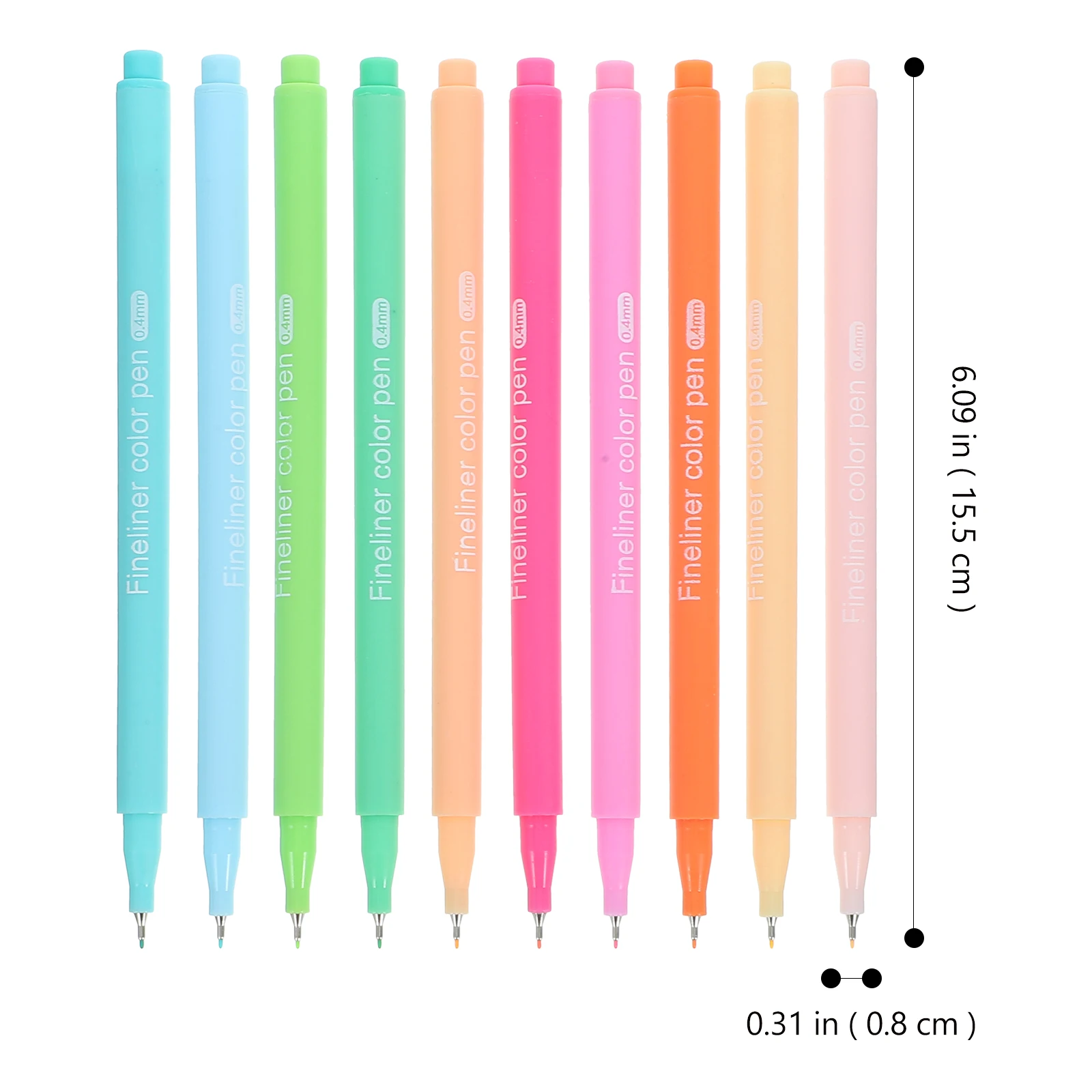 

10pcs Marker Pen Set Scrapbook Coloring Pens For Adult Coloring Books Colored Markers School Office Supplies