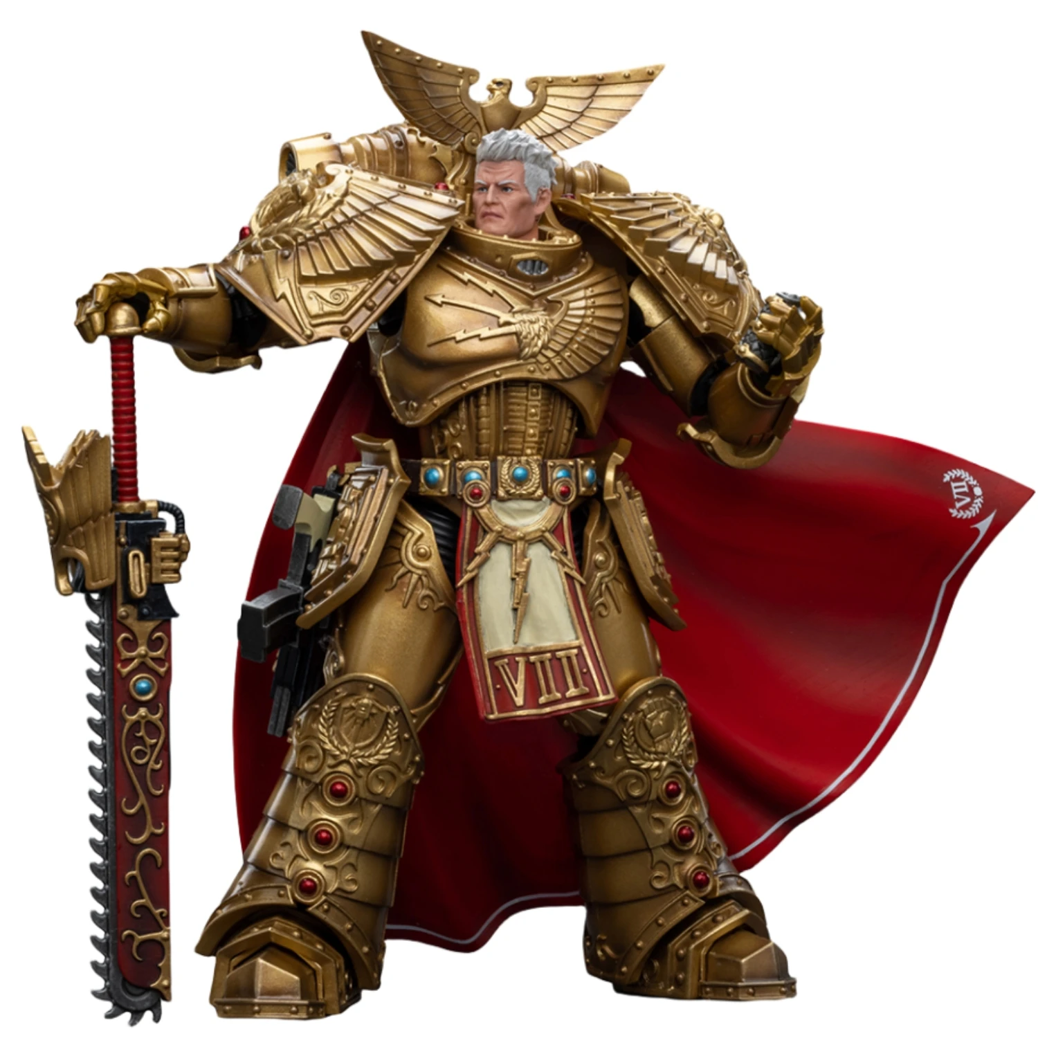 

HiPlay JoyToy Warhammer The Horus Heresy Imperial Fists Rogal Dorn, Primarch of the Vllth Legion 1:18 Action Figures JT8865