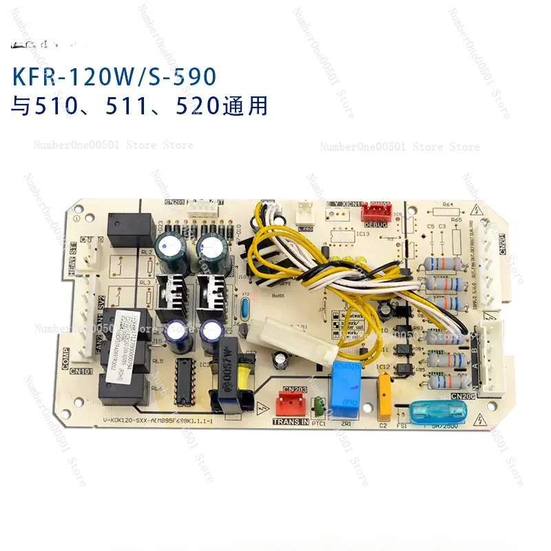 

100% new for air conditioner computer board circuit board KFR-75LW/E-30 KFR-120W/S-510 KFR-120W/S-590 board good working