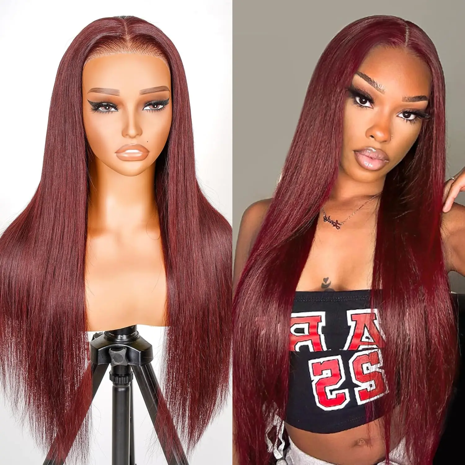 

34-дюймовый 99J Прямой парик из человеческих волос 13x4 HD Кружевной фронтальный бесклеевой парик 250% Высокая плотность Легкая установка Кружевной парик для женщин