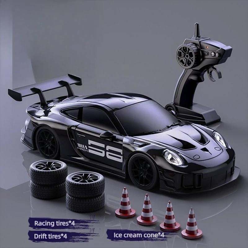 

1/20 RC Drift Car 4WD 2,4 ГГц Высокоскоростной Высокопрочный Двойные Шины Передние Задние Светодиодные Фонари Гоночная Игрушка Подарок На День Рождения для Мальчиков