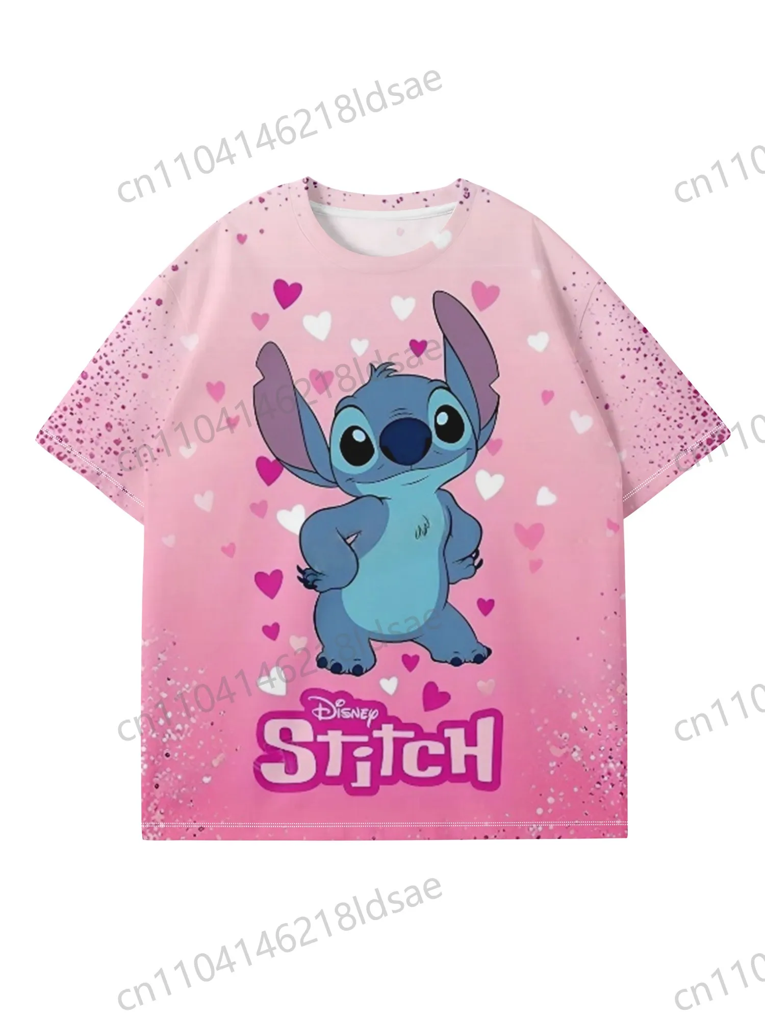 

ГОРЯЧАЯ летняя футболка с 3d принтом Stitch COSPLAY для сна, спорта на открытом воздухе, полиэстер для мужчин и женщин, взрослых и детей, милая Y2K, НОВАЯ