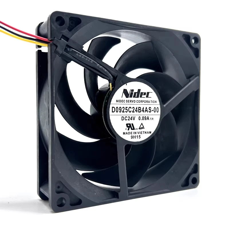 

Вентилятор охлаждения Nidec D0925C24B4AS-00 DC24V 0.09A, 3-проводной, 9 см, 1 шт.