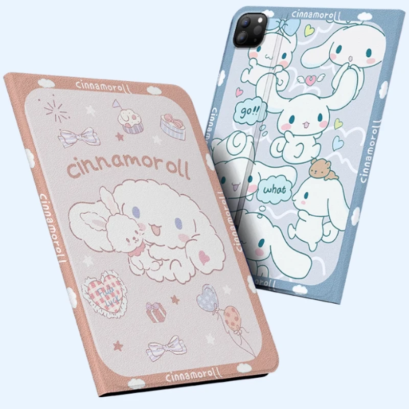 

Sanrio Cinnamoroll For iPad case Ipad9/10/11 A16 11in Protective case Air3 4 5 10.9in M2 M3 Pro4 5 6 M4 12.9in 13in Tablet Cover