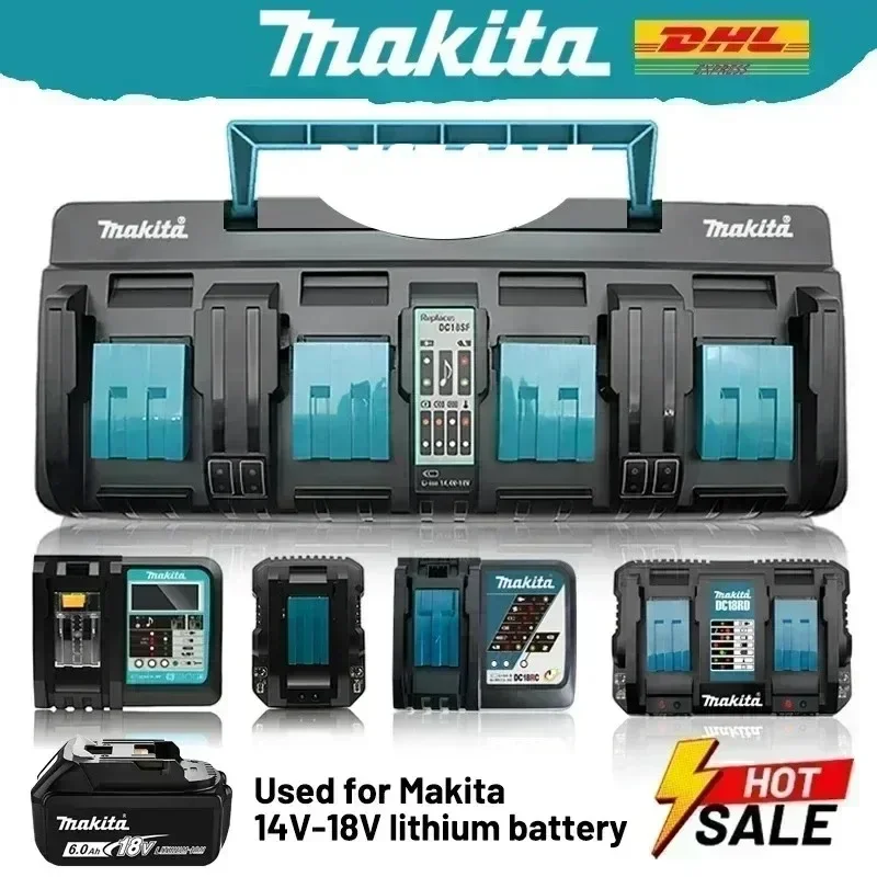 

Makita lithium-ion battery fast charger 18V 14.4V electric tool charger American and European plug Makita BL1415 BL1815 BL1830.