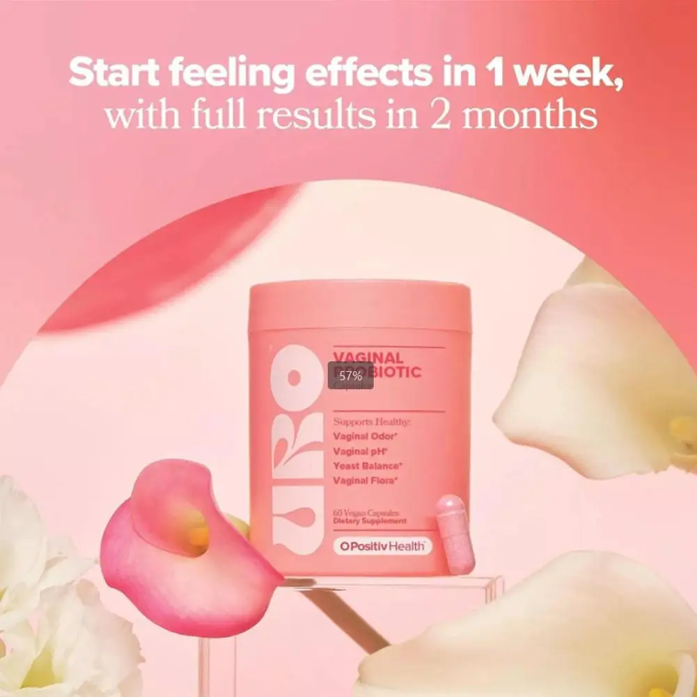 Capsules de vitamines probiotiques pour femmes, 60 Capsules saines, complément alimentaire, équilibre du levure, santé Positive