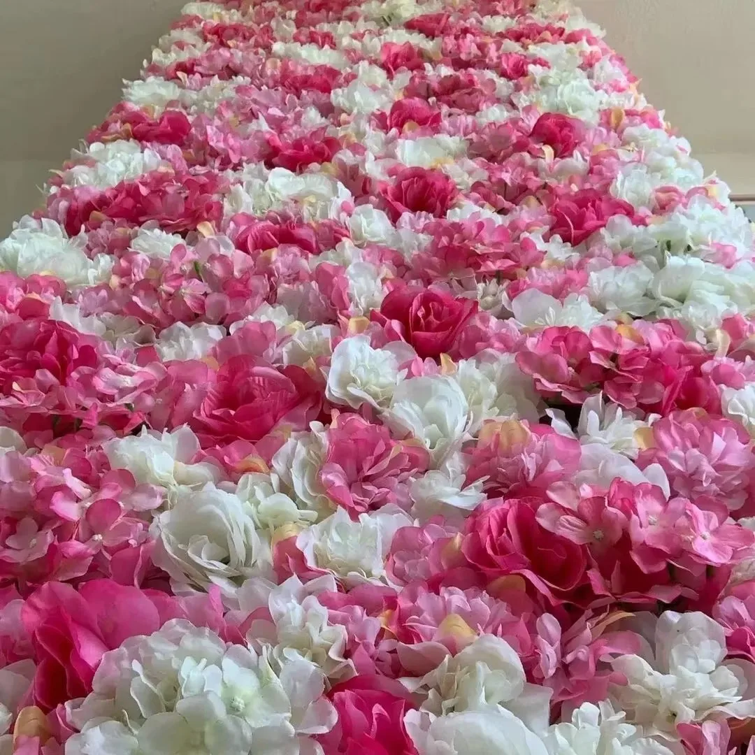 Fondo de seda, Panel de pared de flores artificiales, decoración de boda, fiesta de cumpleaños, decoración del hogar, fondos, decoración navideña 2024