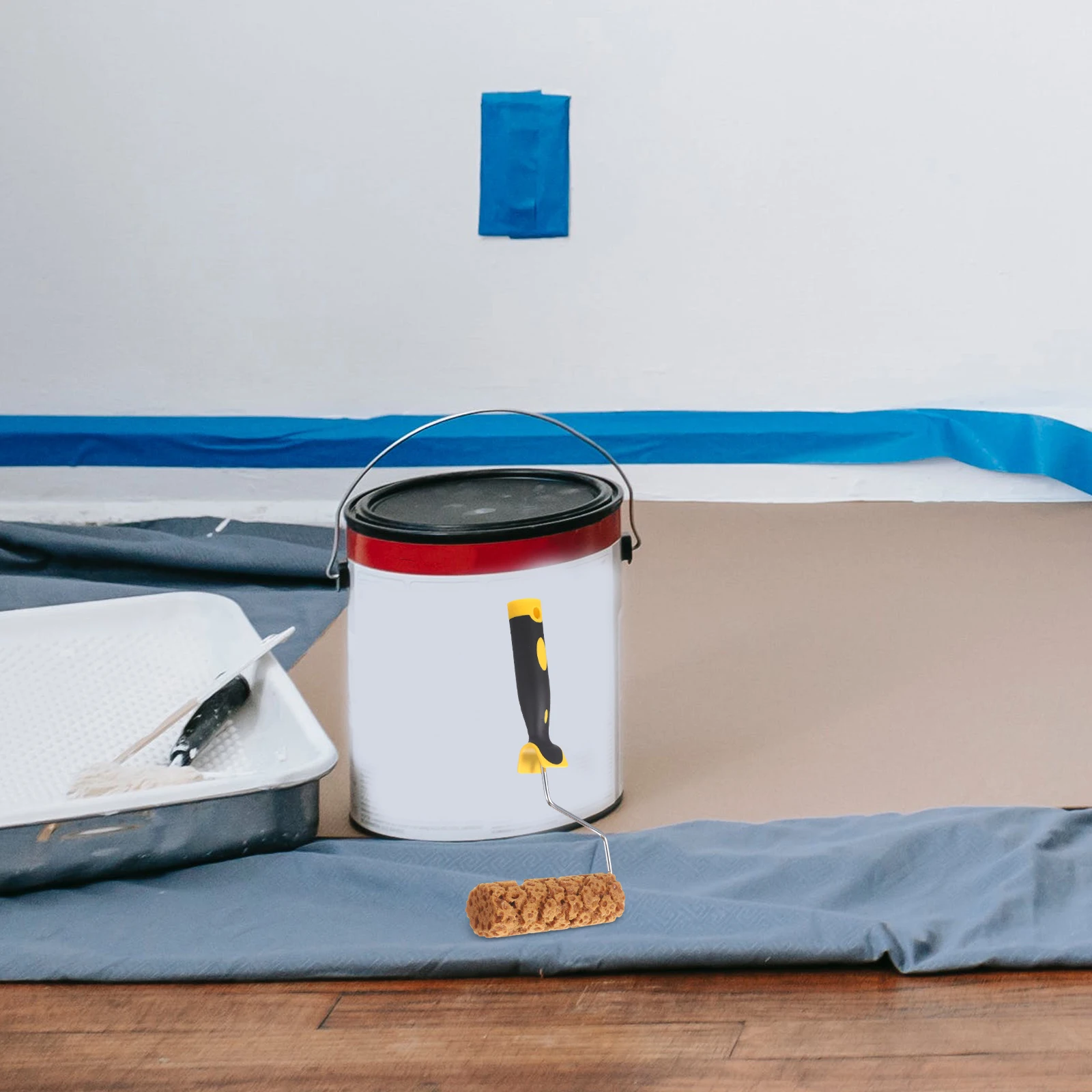 

Stylish Pineapple Pattern Sponge Paint Roller Applicator Durable Wall Texture Roller For Home Decoration Diy Crafts Painting