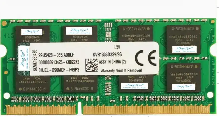 

Для DDR3 1333 8GB KVR1333D3S9/8G 1,5 V