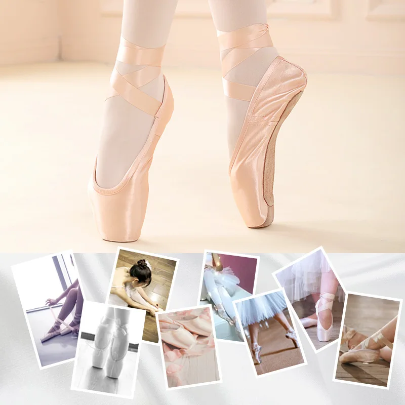 Children's Ballet Shoes with Straps for Beginners To Practice Retro Flat Toe Shoes