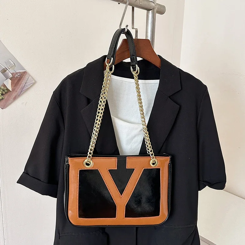 

Элегантная кожаная сумка-мессенджер для женщин, популярный классический дизайн через плечо для женщин из роскошного бренда от известного дизайнера