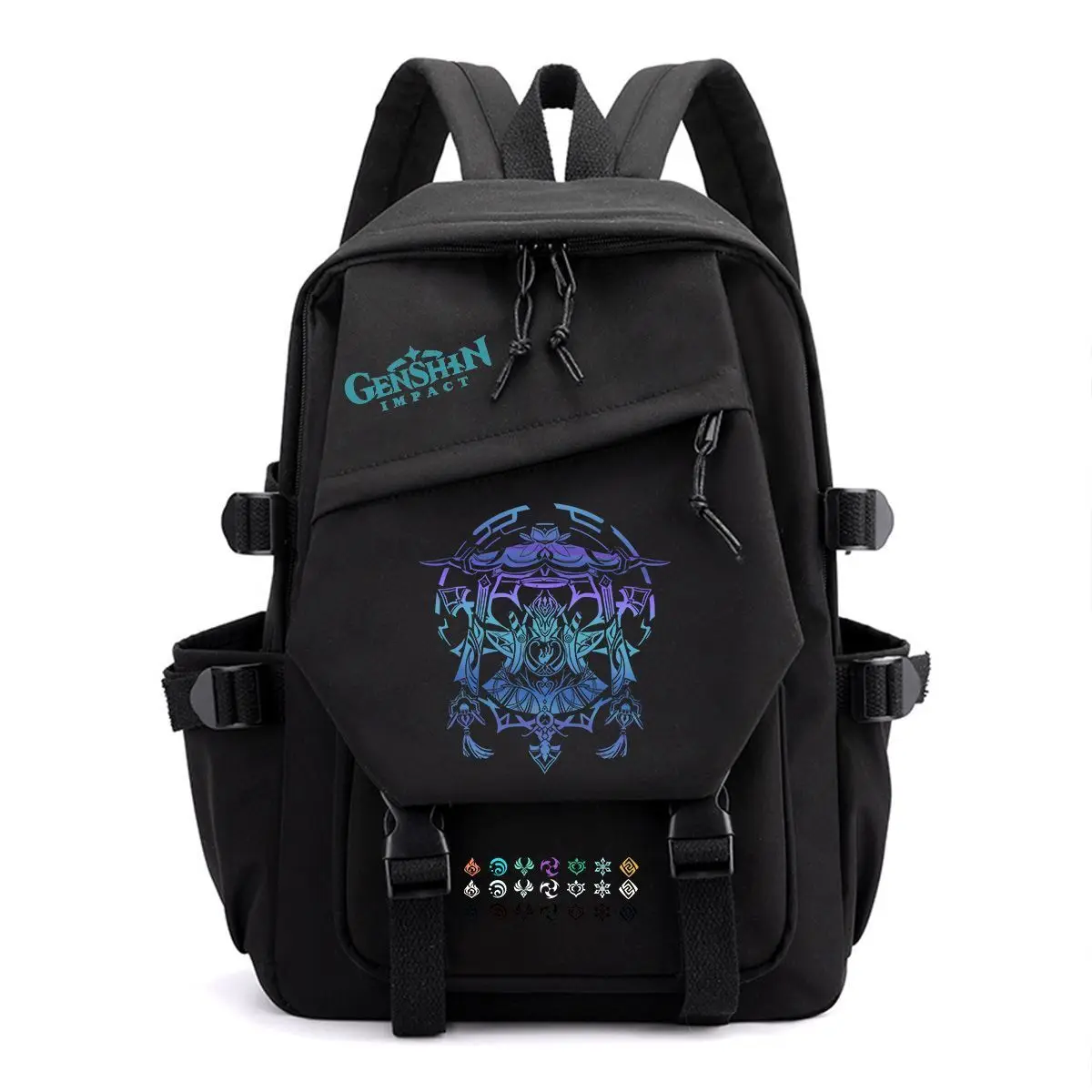 

Genshin Impact Xiangling Wanderer Elementary Boys And Girls Double Shoulder Bag Middle School Large Capacity Backpack A