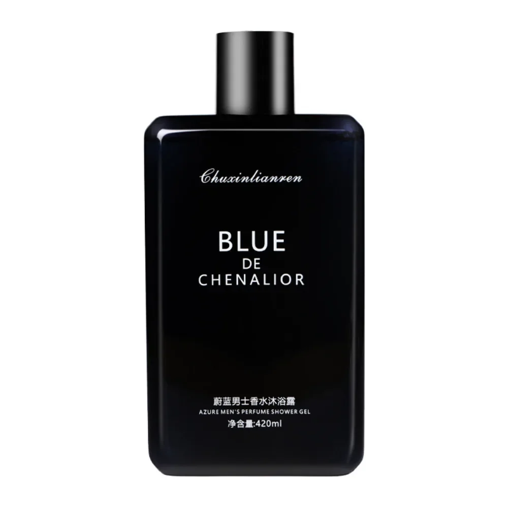 Blue Men\'s Perfume Shower Gel Shampoo Multi-Purpose Light Fragrance Anti-dandruff Refreshing Oil Control Moisturizing Shower Gel