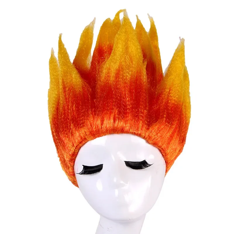 Cosplay Dragon Ball Goku Wig Costume Props Funny Parent-Child Anime Super Saiyan Wig for Kids Adults Props