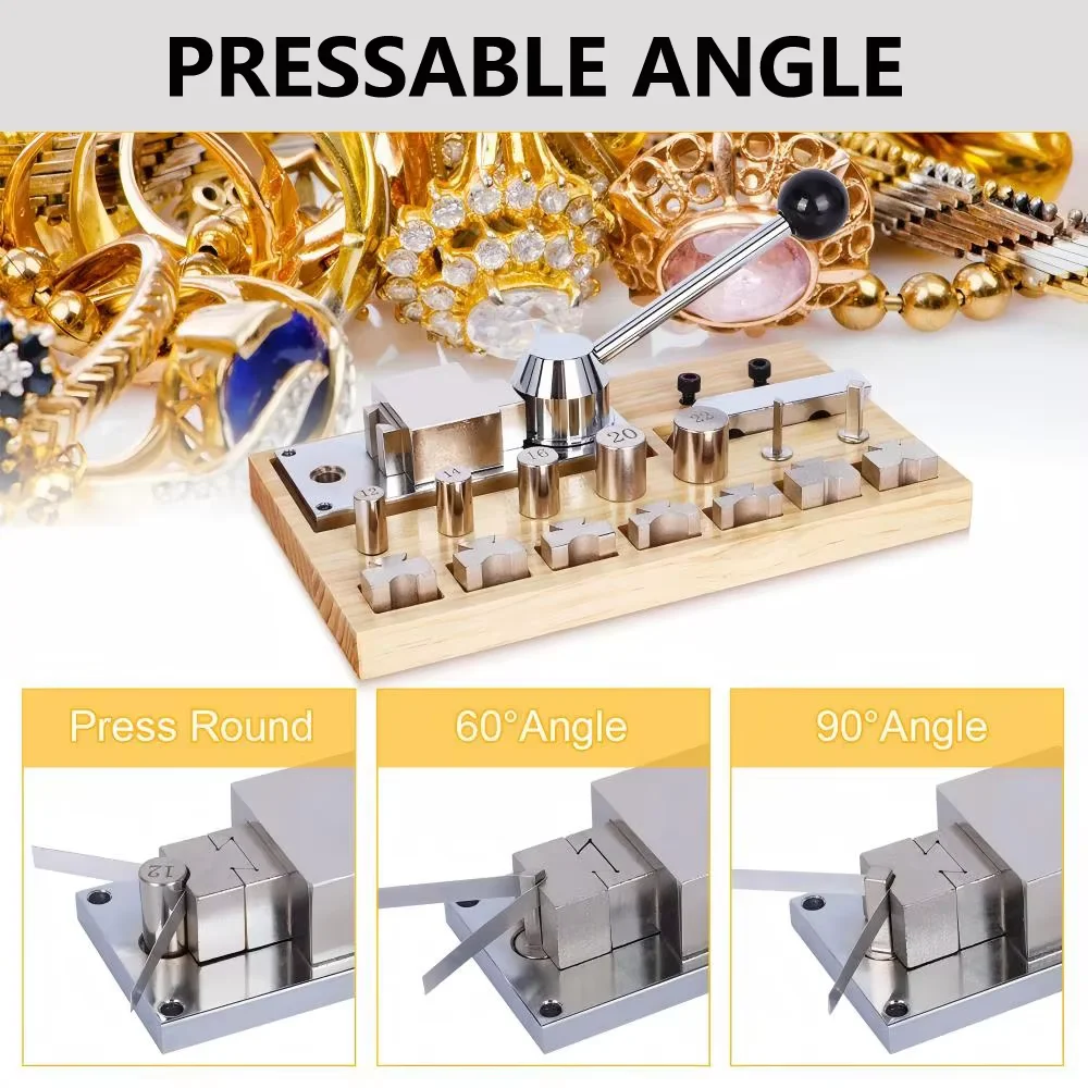 15pcs Kit IV Wooden Ring Bendi - Jewelry Making Machines ulasan dan harga