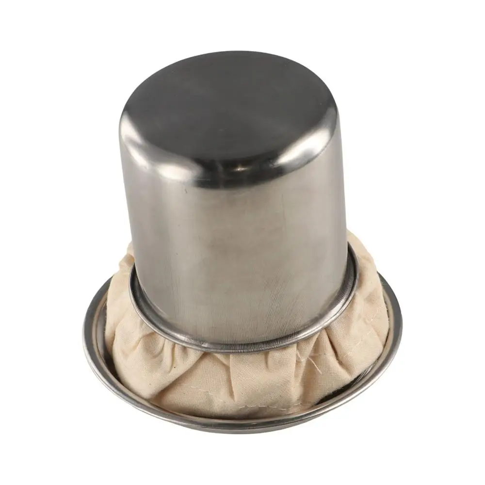 

Multifunctional Stainless Steel Pancake Grease Brush with Tray Durable Crepe Oil Spreader Free Brush Oil Wiper Cloth Grilling