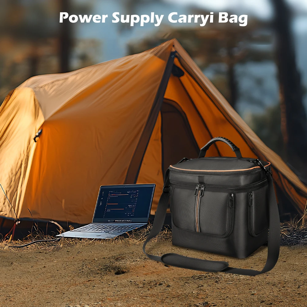 Padded Storage Bag With Shoulder Strap For BLUETTI Elite100 V2 Portable Power Scratch-resistant Protective Carrying Cases